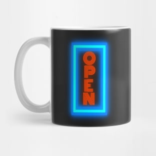 Open Neon Mug